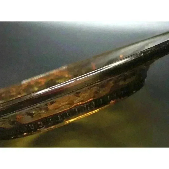 Vintage Indiana Glass Tiara Amber Collector's Plate Hey Diddle Diddle - Picture 3 of 8